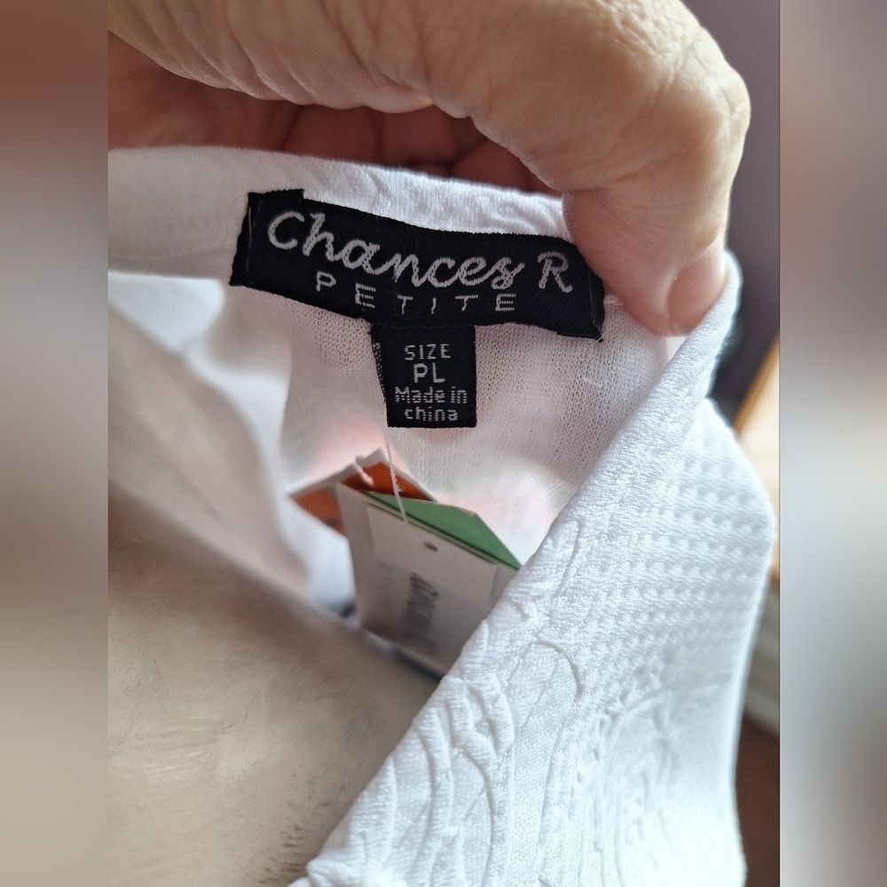 Chances R white PL Eyelet top - Picture 10 of 12